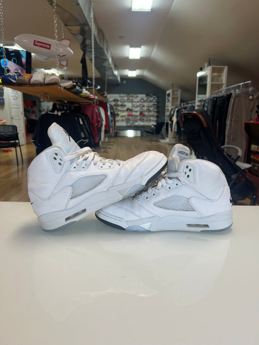 Jordan 5 White Metallic