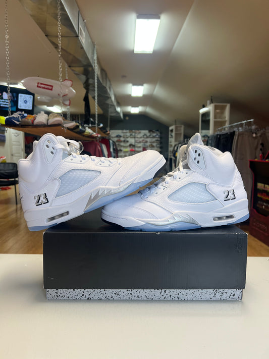 Jordan 5 White Metallic