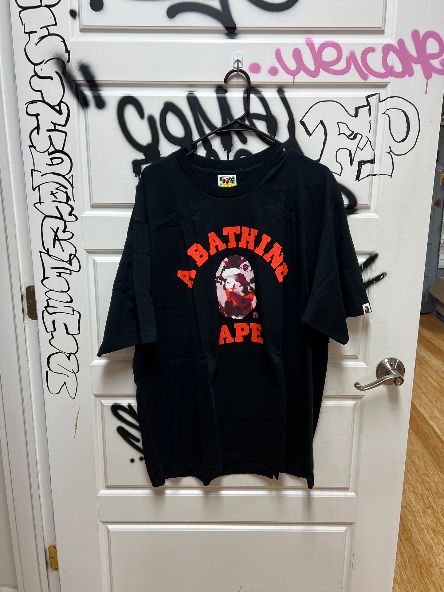 Bape Red Camp Tee