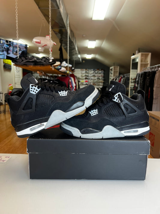 Jordan 4 Black Canvas