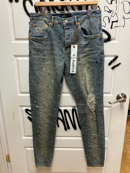 Purple jeans