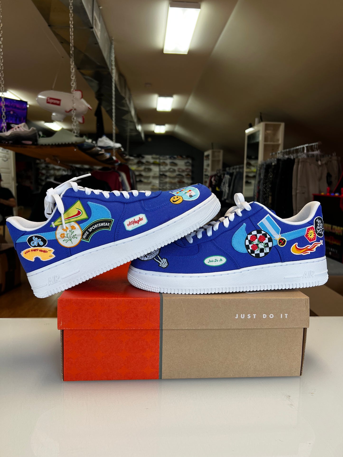 Air Force 1 Patched Up