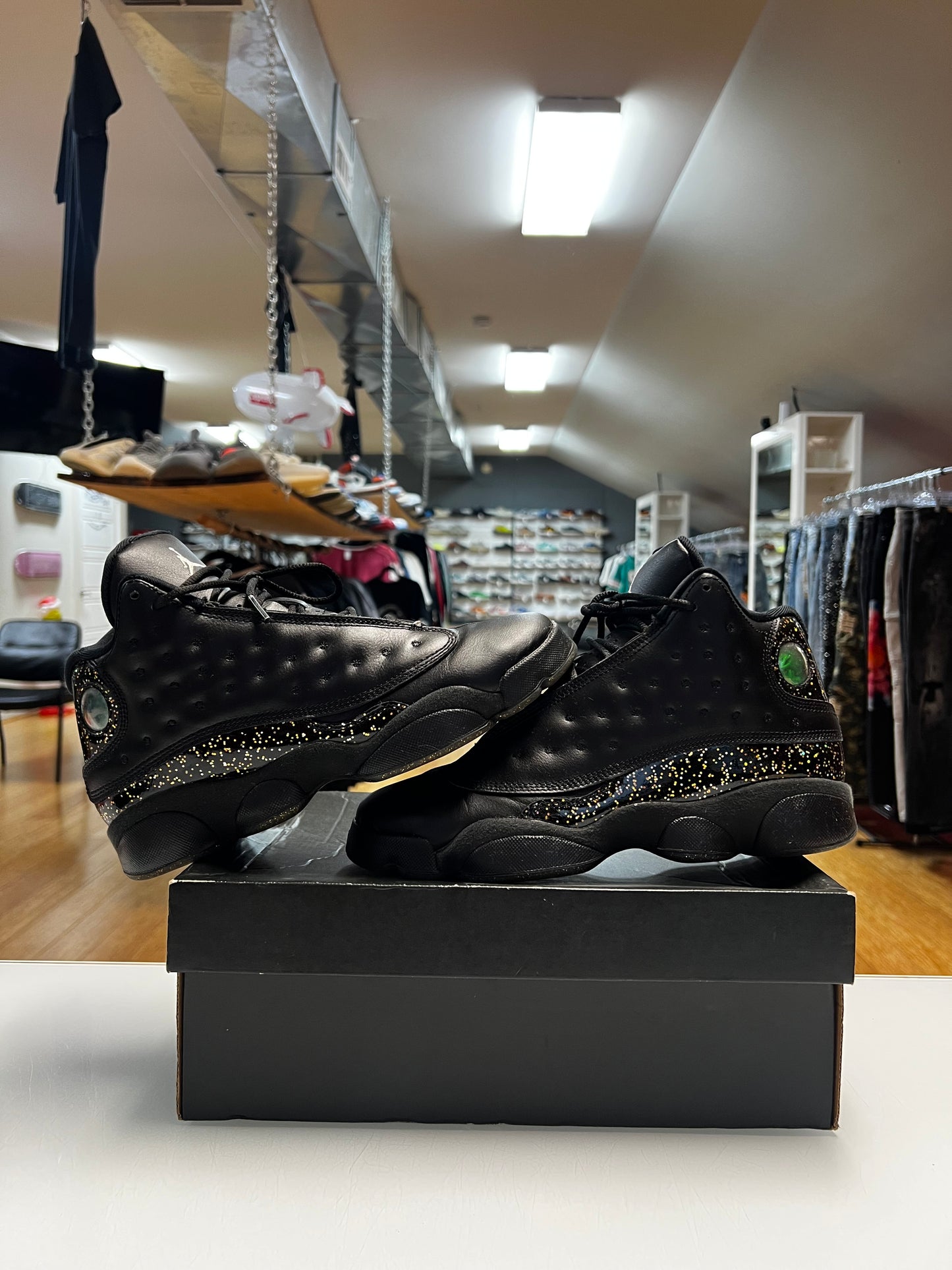 Jordan 13 Black Metallic Gold