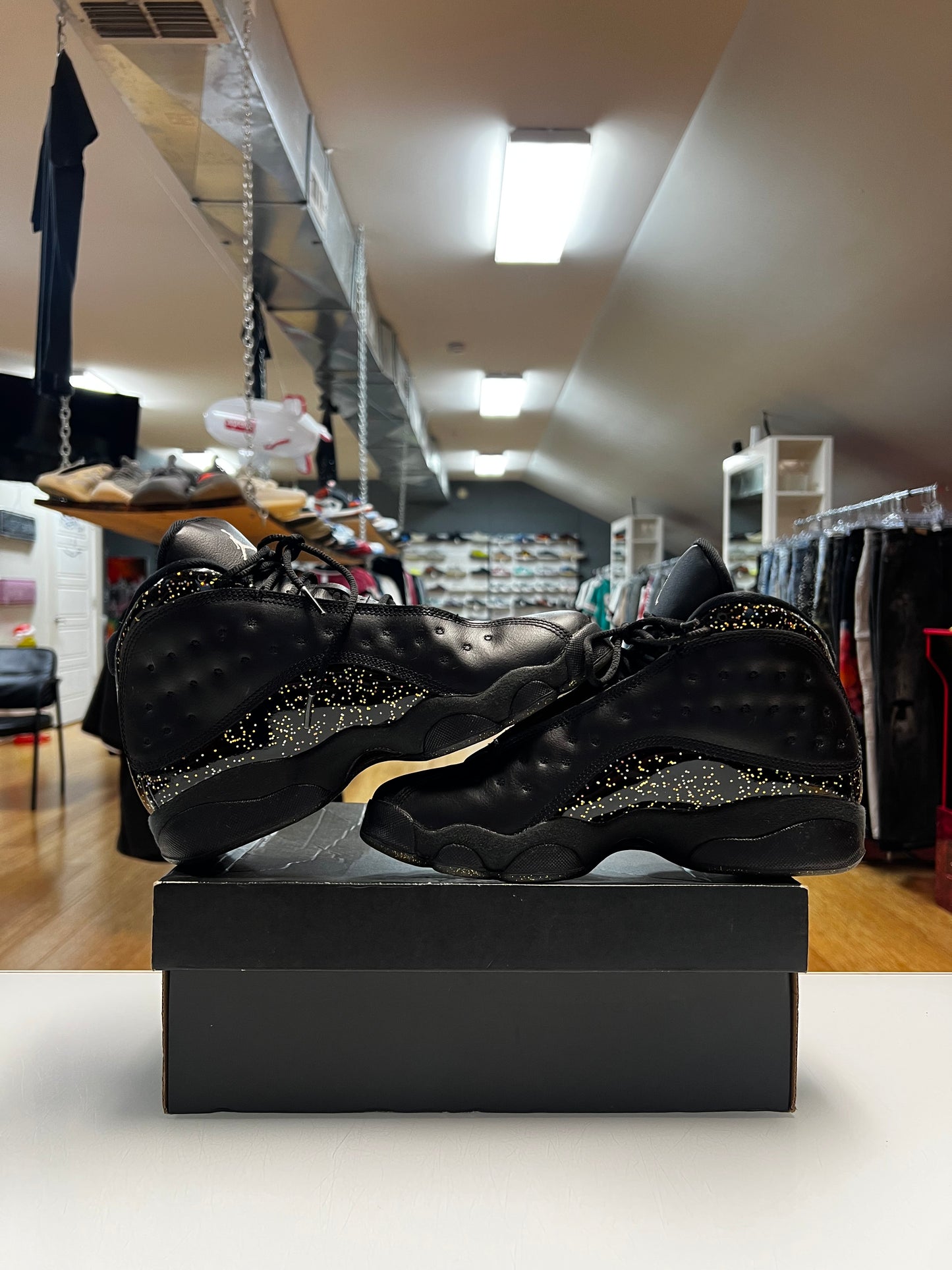 Jordan 13 Black Metallic Gold