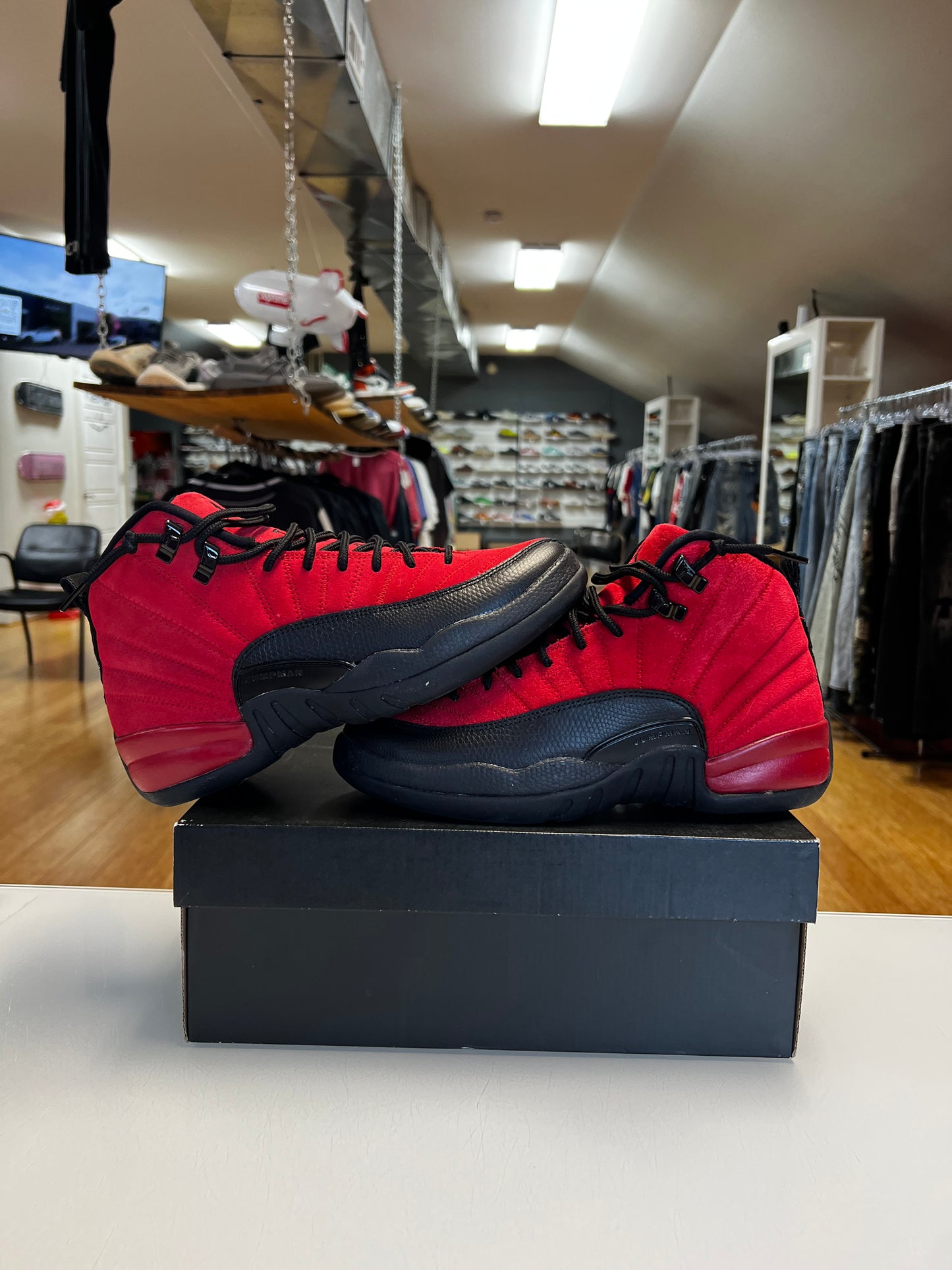 Jordan 12 Reverse Flu Game