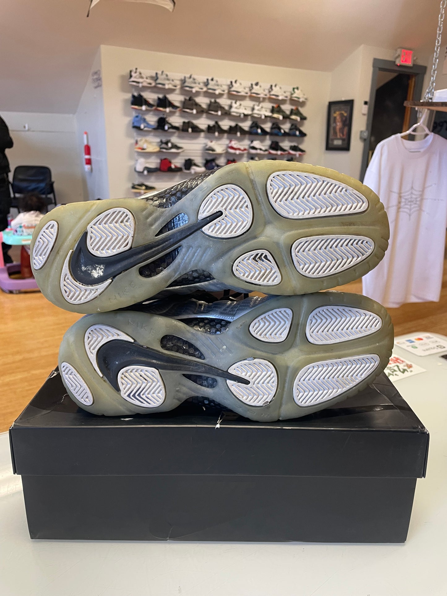 Nike Foamposite Silver Surfer