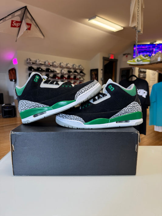 Jordan 3 pine green
