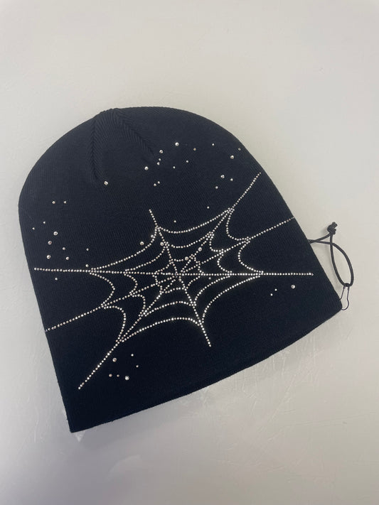 Sp5der Rhinestone Beanie