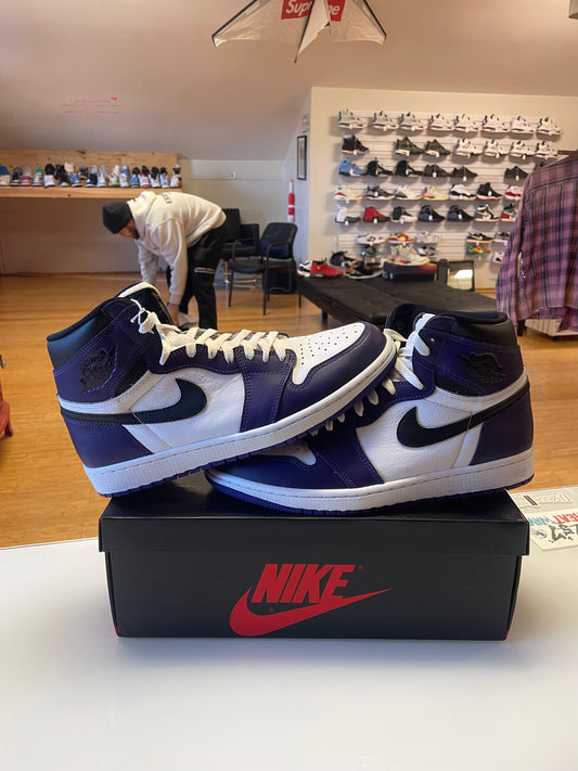 Jordan 1 Court Purple