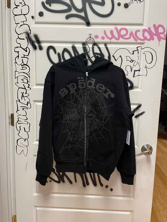 Sp5der Zip Up Hoodie