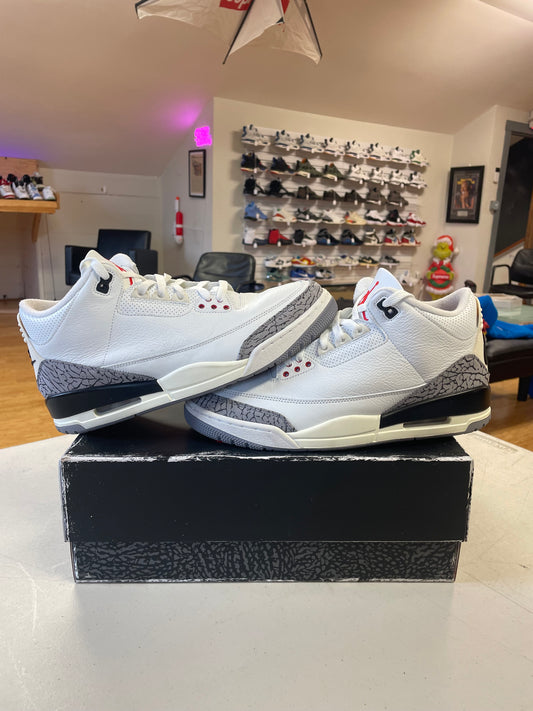 Jordan 3 White Cement